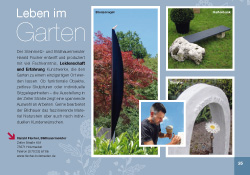 Bericht Leben im Garten – Skulpturen und Objekte